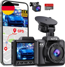 Dashcam Auto Vorne Hinten 4K+1080P, Dash Cam Auto Mit GPS Wifi, Parküberwachung,