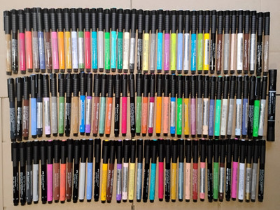 LOT OF 116 Faber Castell Pitt Artist India Ink Pens - NEW! - Brush, Sketch, MORE