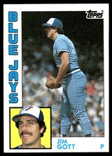 Jim Gott 1984 Topps #9 Toronto Blue Jays MLB READ FREE SHIPPING AutographDen