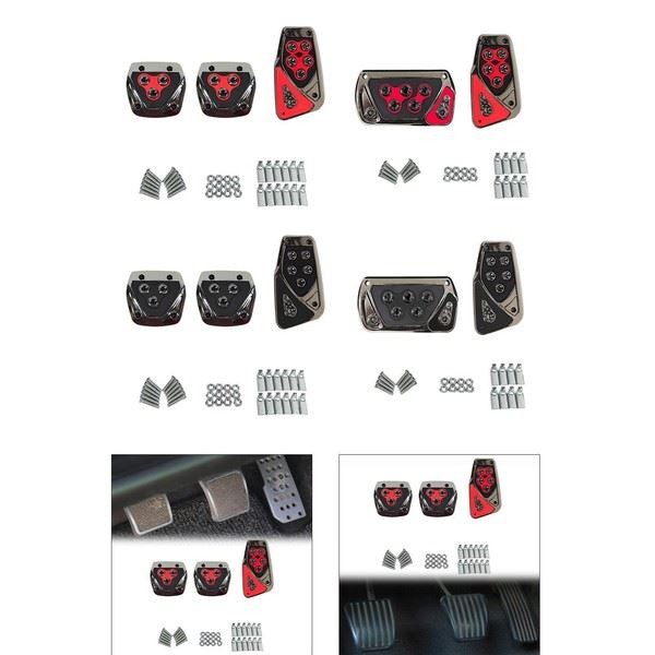 2Stk Car Pedal Pad Ersatzteil Auto ZubehöR Einfach Zu Montieren Universal-image