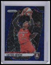 2024 Panini Prizm WNBA #54 Laeticia Amihere Blue Velocity Prizms