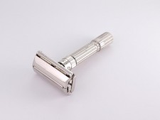 BROKEN Gillette 195 Fat Boy Adjustable F4 1960 Cleaned Vintage Safety Razor