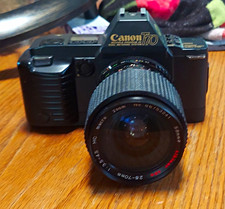 Canon T70 Black 35mm SLR Film Camera with Lens 35mm Film SLR Body