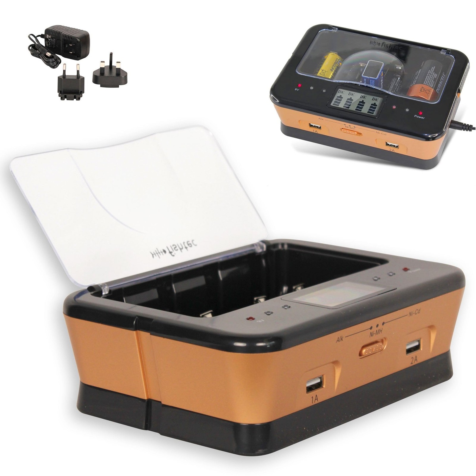 Chargeur universel de piles pour ne plus jamais jeter vos batteries LR14 LR20 9V