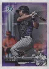 2017 Bowman Chrome Prospects Purple Refractor 37/250 Brian Mundell #BCP86 0zc5