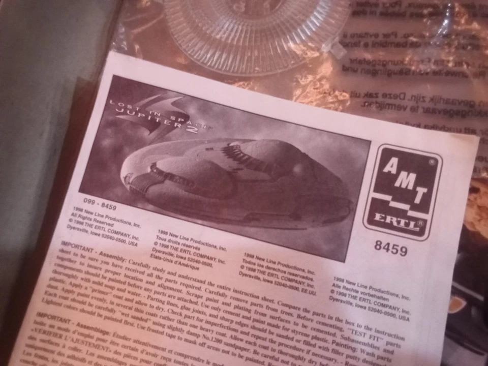 AMT Ertl Lost In Space Jupiter 2 Model Kit #8459 New in open box - Image 2 of 4