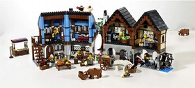 Lego 10193 Medieval Market Village Castle Theme 1601pcs SEALED / Express