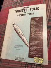 Mills Tonette Folio of Popular Tunes 1938 Sheet Music