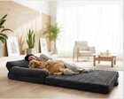 Foldable Human Dog Bed Large Dog Beds for Adult Orthopedic Memory Foam Washable