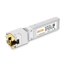 1.25G/2.5G/5G/10GBase-T SFP+ Transceiver, 10G SFP+ to RJ45 Copper Module, CAT...