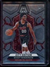 2023-24 Panini Mosaic Scoot Henderson City Edition Rookie Trail Blazers #275