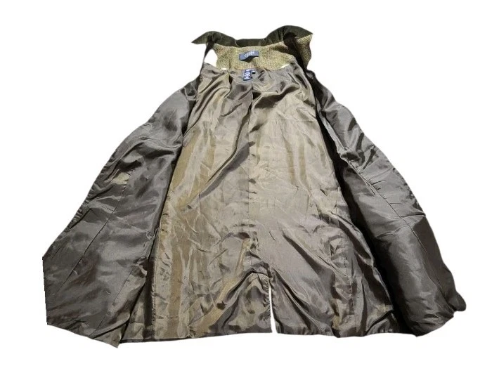 NUEVO CON ETIQUETAS Chaqueta de Equitación Chaps Ralph Lauren Blazer Mezcla de Lana Shelly Green #Mujeres 22W Foto 3 de 4