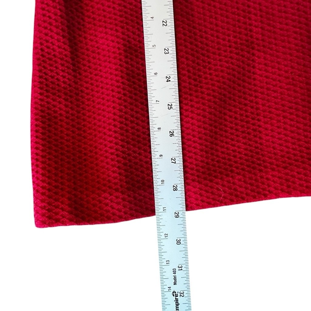 St. John Single Button Red Knit Jacket Women’s Si… - image 11