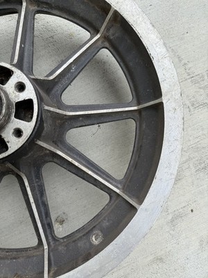 Harley 16x3” 16” 9 Spoke Rear Mag Wheel FXR Dyna Sportster Timken