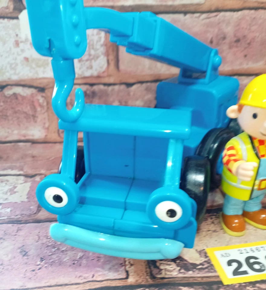Bob The Builder Lofty The Crane & Bob Cbeebies Toy Push Along Y268 - Image 2 of 4