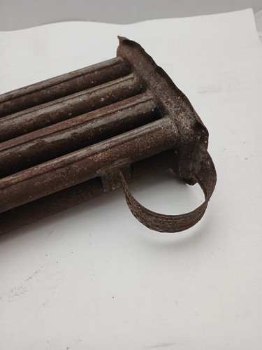 Early Antique 8 Tube 10" Candle Mold Rustic Mold w/ handle Primitive Folk Art! - Bild 7 von 11