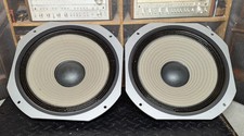 2 Pioneer woofers from HPM-60 speaker with cast frames / cloth surrounds 25-737A