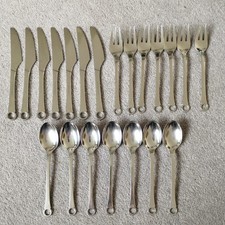 Frigast Cutlery Pantry Denmark Stainless dessert set 21 pieces great condition 