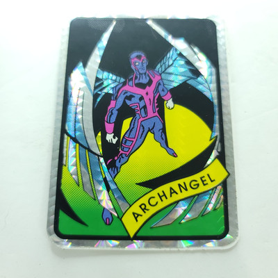 X-Men Archangel Vending Machine Sticker Shiny 1990's Vintage NEW