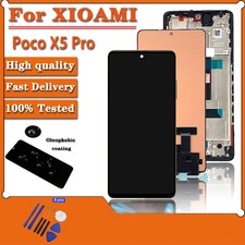 OLED Touch Screen Digitizer for Xiaomi Poco X5 Pro w/ Frame Display Replacement