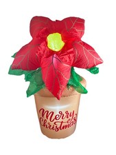 Holiday Time Inflatable Christmas Poinsettia 