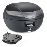 Givi V40NT Koffer 40LT Schwarz + TräGerplatte SR5600 Piaggio MP3 Yourban 125