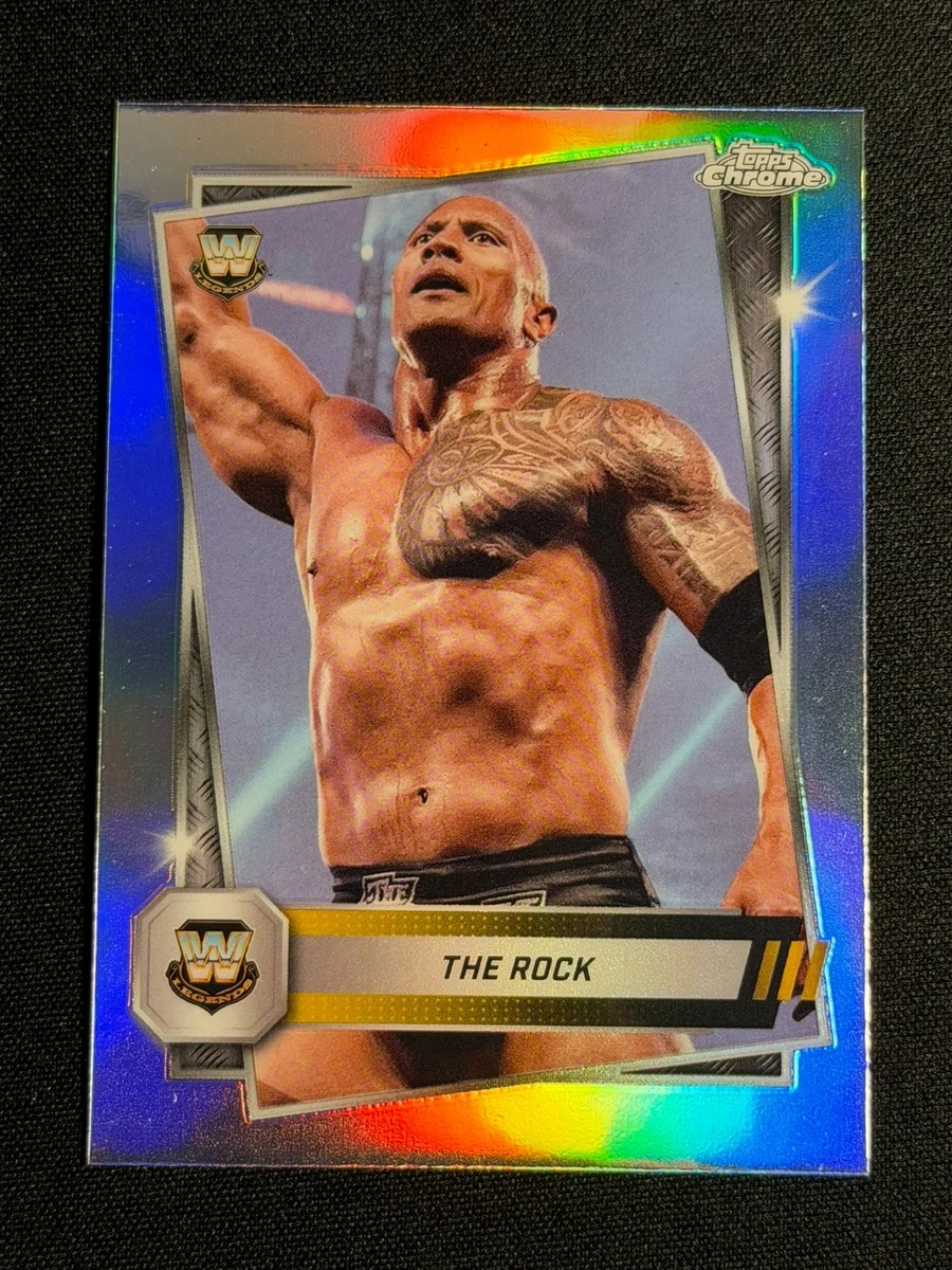 2025 Topps Chrome WWE - The Rock #10 for sale | eBay