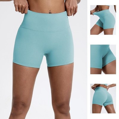 Running Sports Shorts Women Buttock Lift Gym Leggings Slim Fit Yoga Shorts