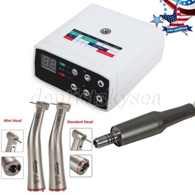 SANDENT LED Electric Brushless Micro Motor/1:5 Fiber Optic Increase Contra Angle