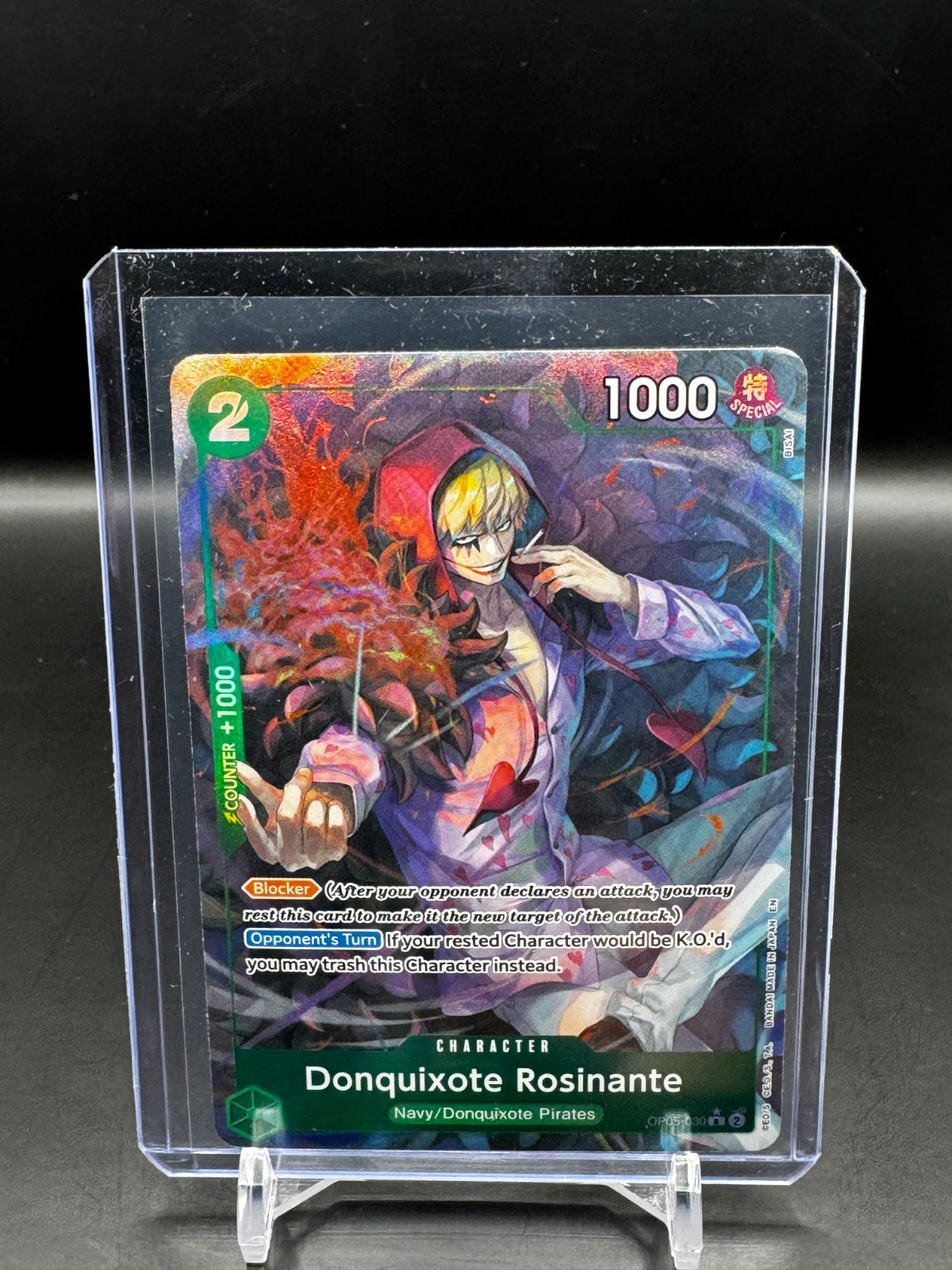 Donquixote Rosinante (Alternate Art) OP05-030 Premium Booster -The Best- Vol. 2