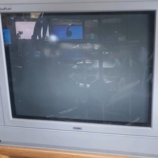RCA TruFlat CRT Television TV with RCA A/V Inputs S-Video Model 20F512T