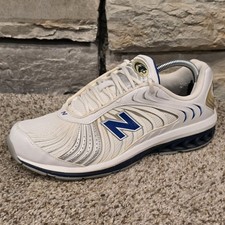 New Balance NB Zip Made In USA Mens 8.5 Running Shoes Sneakers Trainers White