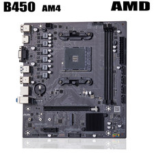 B450 Motherboard Support DDR4 Desktop RAM AM4 CPU Slot NVME NGFF M.2 USB 3.0 VGA