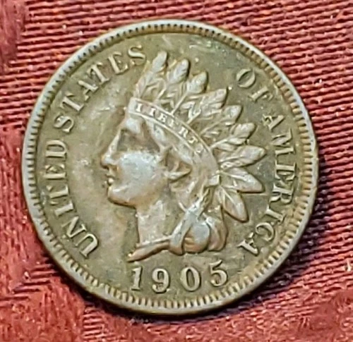 1905 Indian Head Cent, Free Shipping