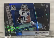 2021 Donruss Optic Rookie Phenoms Simi Fehoko Blue Prizm RC Patch Card #RPH-42