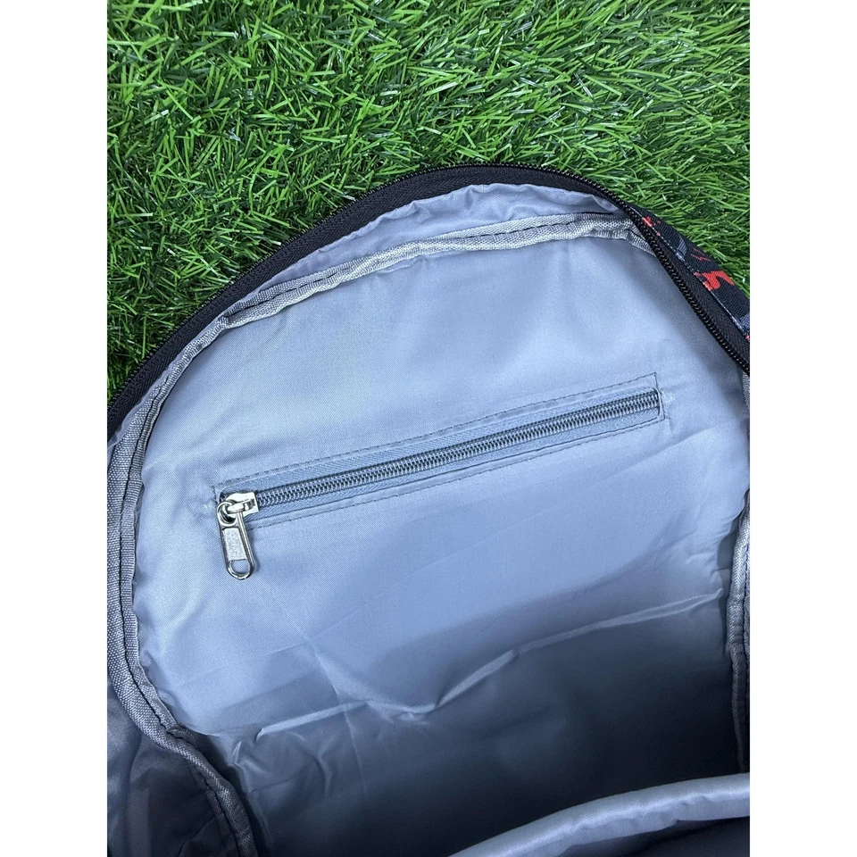 PlayStation Backpack Black Red Gray Gaming School Integrated USB Audio Techwear - Image 4 of 4