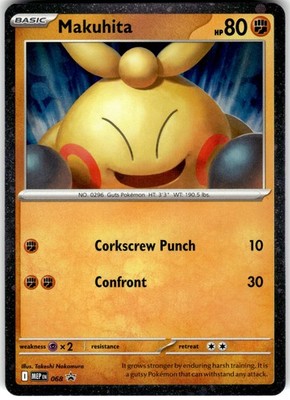 Makuhita Holo 068 MEP ME: Mega Evolution Promo Pokemon Card NM