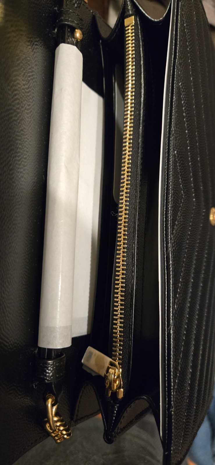 Borsa a tracolla Saint Laurent Monogram Matelassé donna catena 377828 BOW01 1000