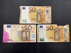 *Damaged* €50 Euro Banknote Set (3) LOT: 0609-046