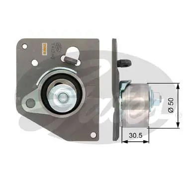 GATES-OE T41240 Tensioner Pulley, timing belt for MITSUBISHI,NISSAN,OPEL,RENAULT - Image 4