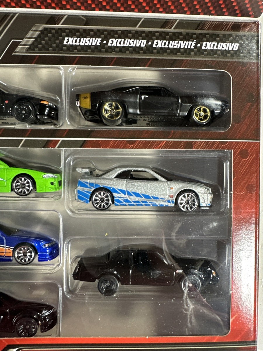 Hot Wheels HNT21 Fast & Furious Cars - Pack of 10 for sale online