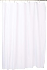 iDESIGN X-long Shower Curtain liner Waterproof 100 Polyaster- 72" x 96"