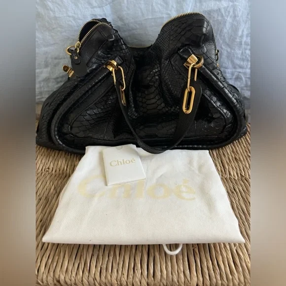 Chloé Paraty Black Bags & Handbags for Women for sale | eBay