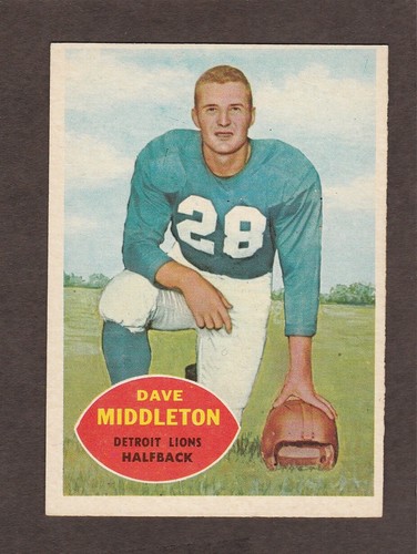 1960 Topps Football Singles - SELECT FROM A VARIETY OF CARDS - - Picture 40 of 151