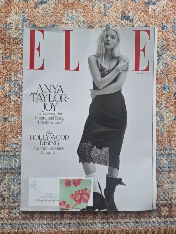 EllE Anya Taylor-Joy “On Furiosa, Her Futre, & More” Issue June/July 2024 Mag