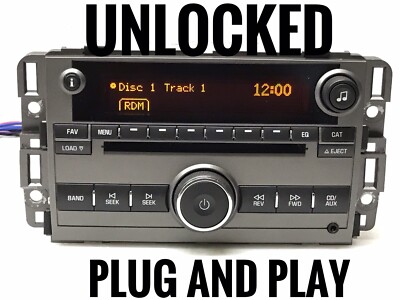 UNLOCKED 08 09 10 Saturn VUE Outlook Radio 6 Disc Cd Mp3 Player ''GM852A''