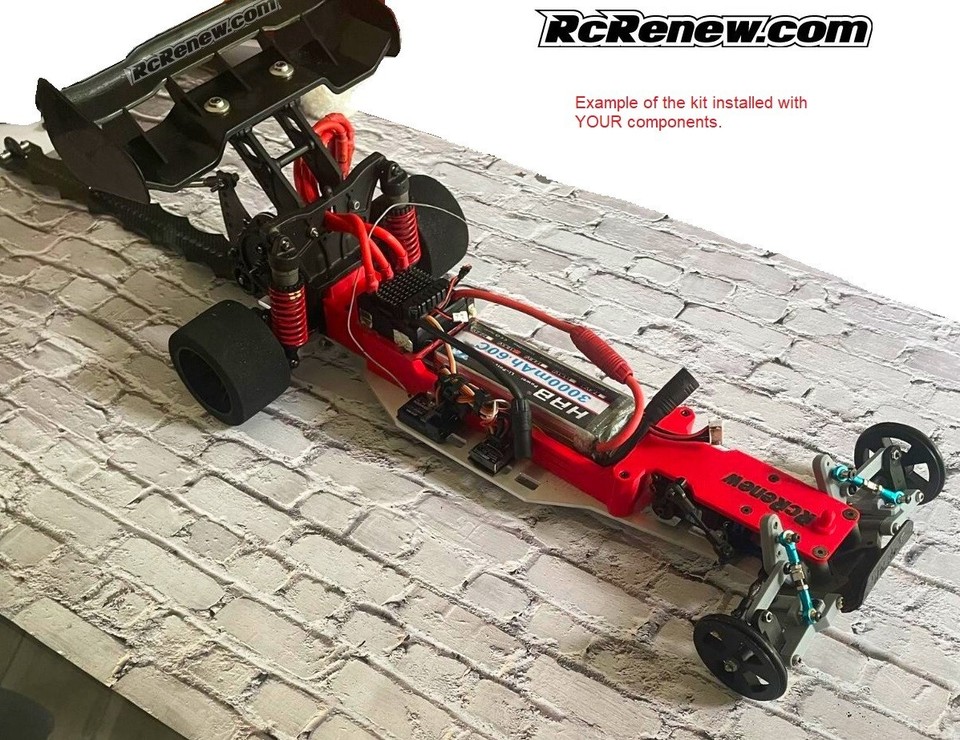 Rustler Chassis Traxxas Rustler Bandit Slash Drag racing Outlaw chassis Extended ...