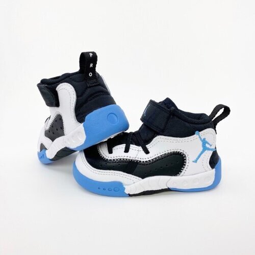 Jordan Pro RX (TD) Zapatos para niños pequeños Tenis Azul Negro Blanco Niños Talla 6C - Imagen 6 de 7