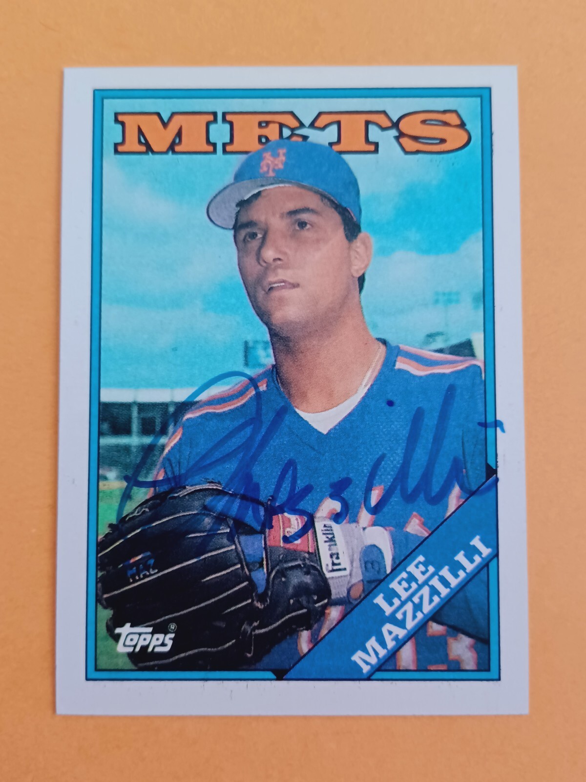 Lee Mazzilli Signed 1988 Topps - Mets - Autographed