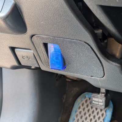 Nissan Leaf OBD port cover